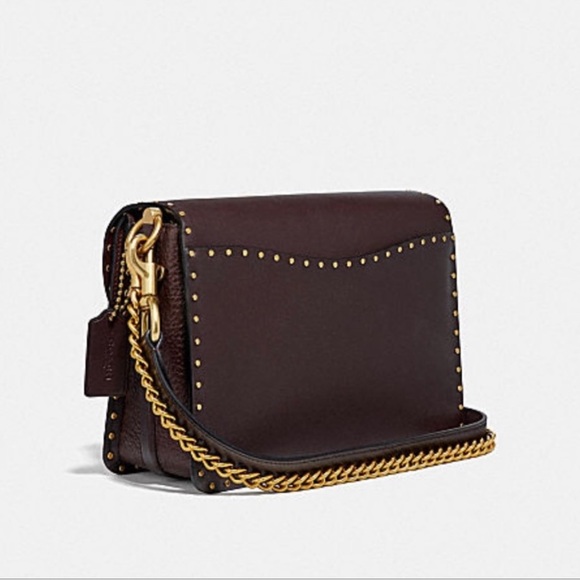 Brand new Coach Dreamer shoulder bag with rivets. 100% authentic with dust bag. - Picture 3 of 8